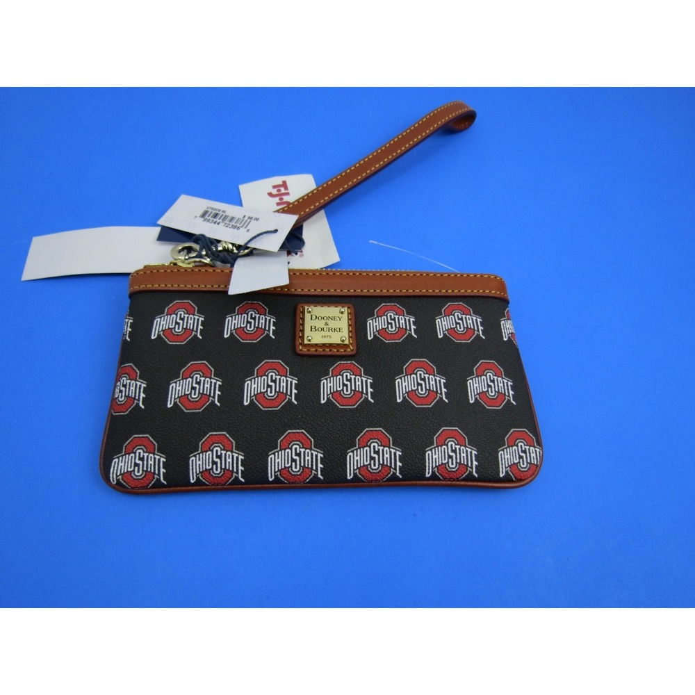 Dooney & Bourke The Ohio State University OSU Buckeyes Zippered Bag Wristlet